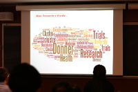 Dr. Walter's word cloud from Dr. Donner's CV
