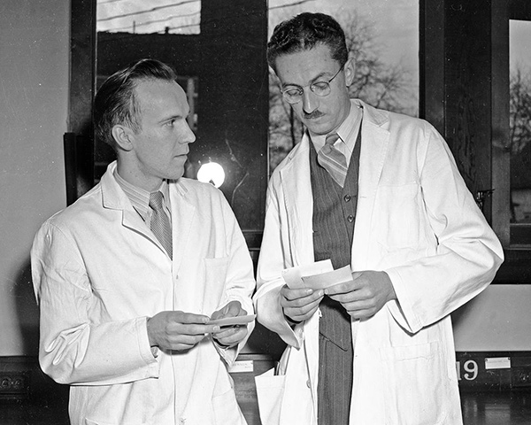 Dr. Murray Barr and Dr. Ewart Bertram