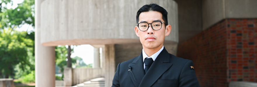 Medical student Benson Law is being recognized for outstanding community leadership, superior communication skills and a strong commitment to advancing medical knowledge. (Megan Morris/Schulich Medicine & Dentistry)