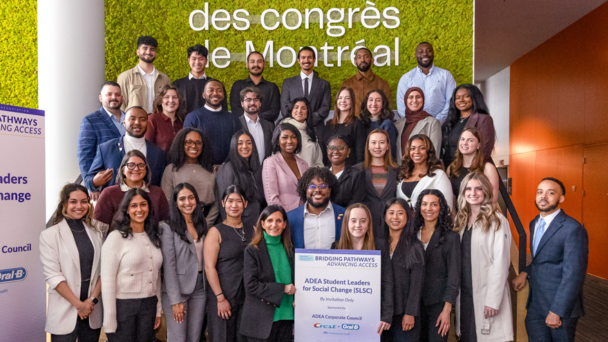 The ADEA Student Leaders for Social Change program's 2026 cohort