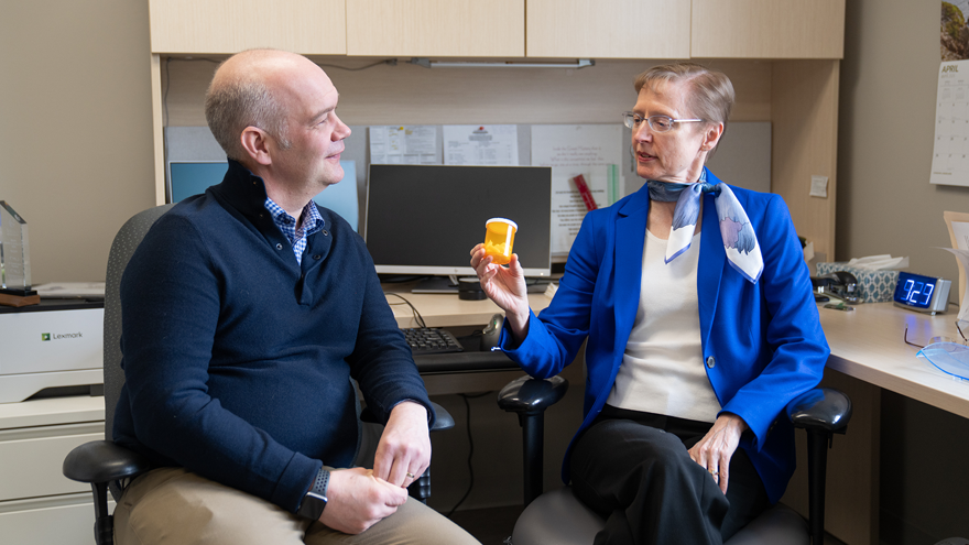 Jeremy Burton, PhD, and Dr. Elizabeth Osuch