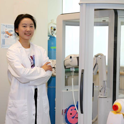 Helen He in the API Lab