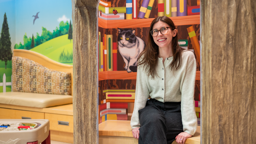 Dr. Alexandra McDonald at LHSC's Children's Hospital