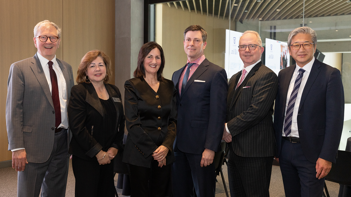 Alan Shepard, Michelle Campbell, Marlene McGrath, Graham Porter, Roy Butler and Dr. John Yoo