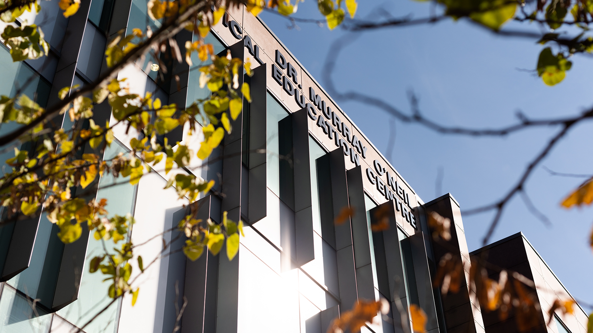 The Dr. Murray O’Neil Medical Education Centre on the University of Windsor’s campus.