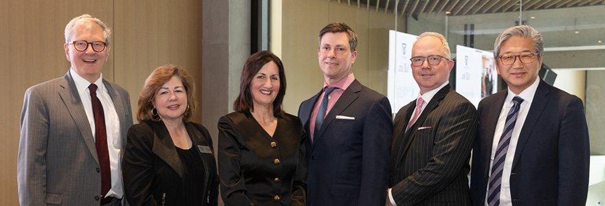 Alan Shepard, Michelle Campbell, Marlene McGrath, Graham Porter, Roy Butler and Dr. John Yoo