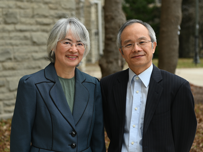 Drs. Xiao Zhen Zhou and Kun Ping Lu