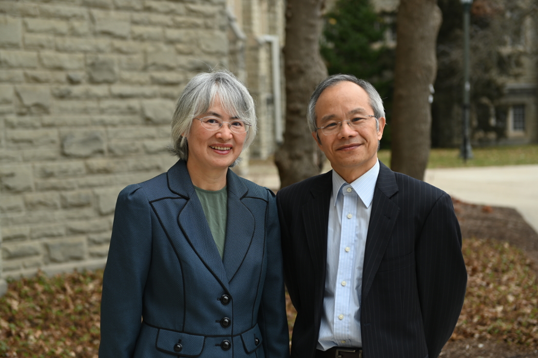 Drs. Kun Ping Lu and Xiao Zhen Zhou at Western
