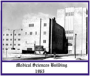photo of Medical School Building on main campus in 1965