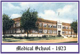 picture of Medical School Building on South Street in 1923