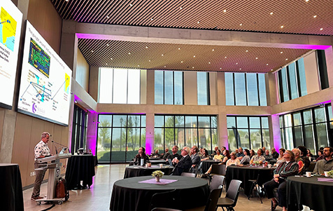 photo of Dr. Greg Gloor hosting Sanwal Lecture