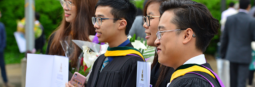 Photograph of BMSc graduation ceremony