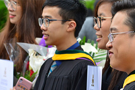 Photograph of BMSc graduation ceremony