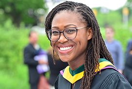 Photograph of graduating BMSC student