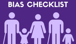 Bias Checklist button leading to slides