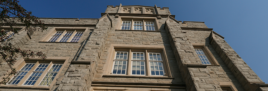 Photograph of exterior of a building on campus