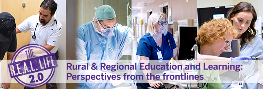 Four photographs showcasing Distributed Education