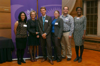 Dr. Martin, students and Dr. John-Baptiste