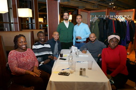 Group at their table