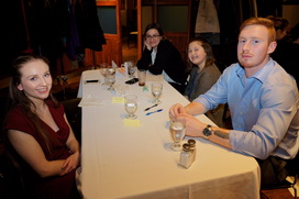 Group at their table