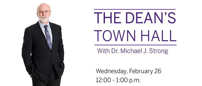 Dr. Strong smiling for the camera.