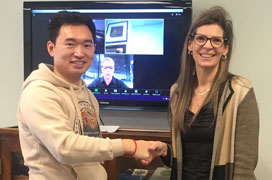 2024 ACS Prize Honourable Mention to Winston Hou with Prof Shelley McKellar