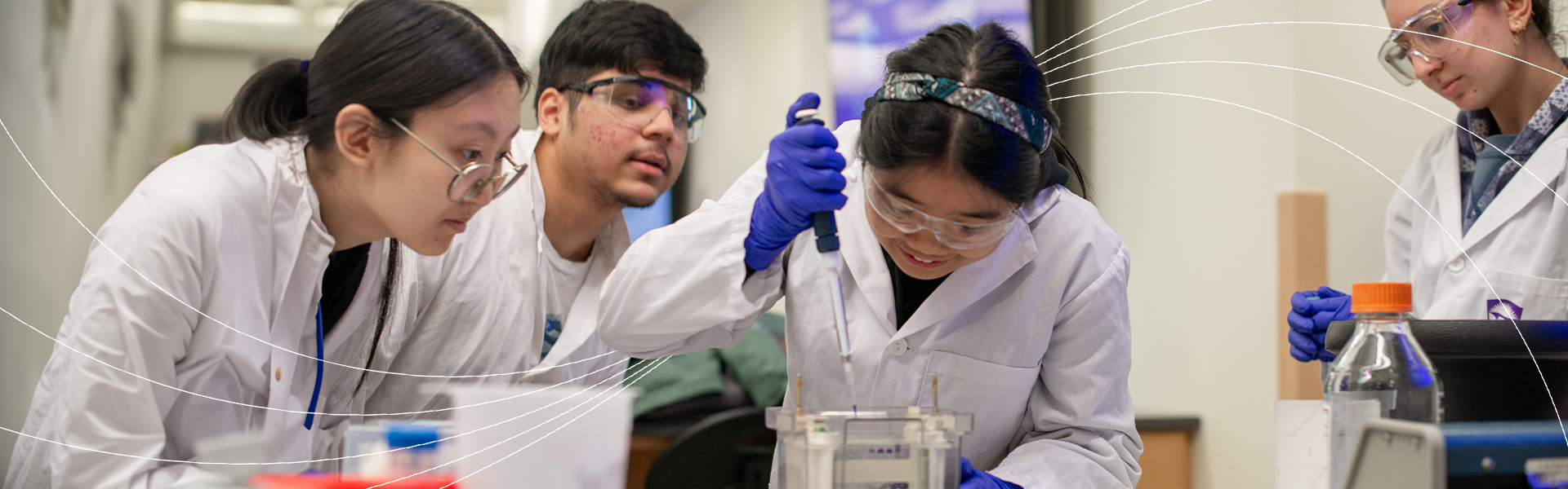 Medical Sciences students in Lab