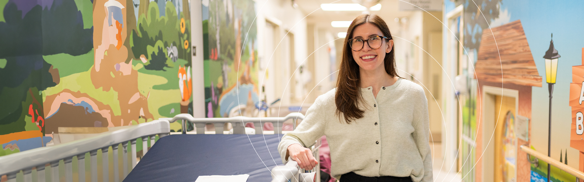 Dr. Alexandra McDonald, MD’22, is a fourth-year paediatrics resident, photographed at London Health Sciences Centre.