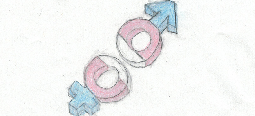 An artist drawing submitted to Trans Youth CAN by artist Katrina