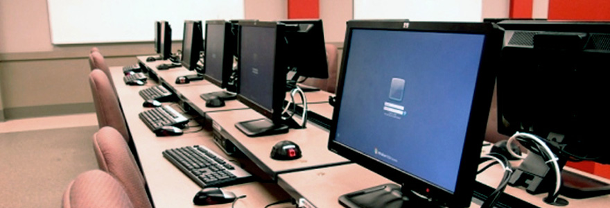 Computers in a lab