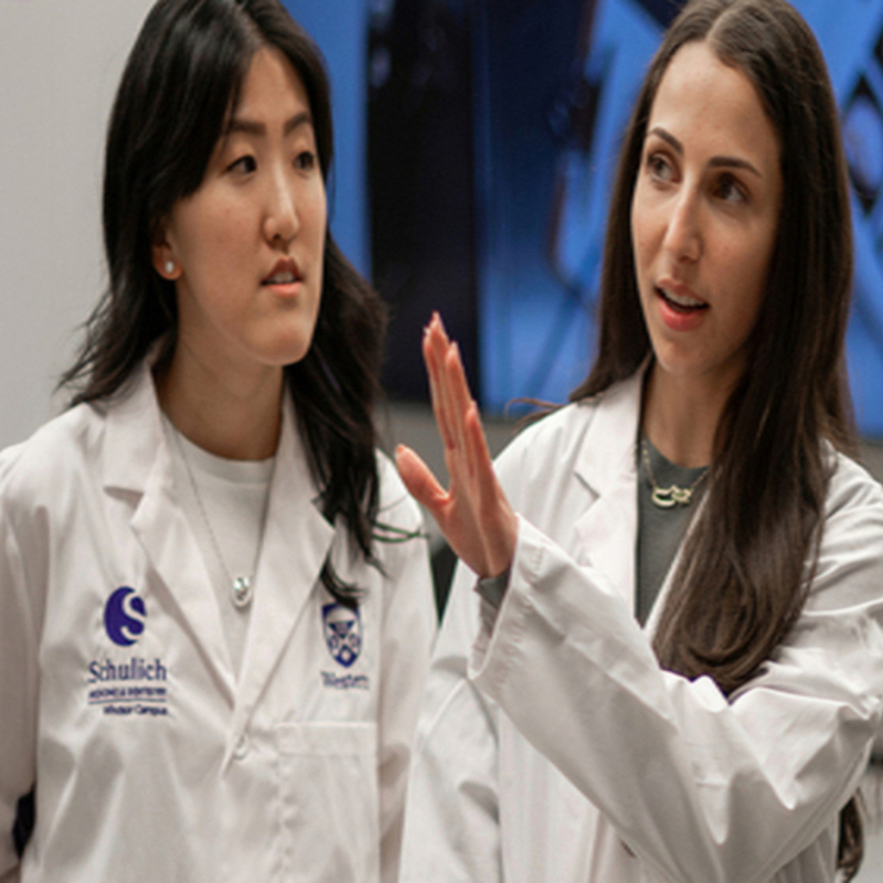 Backed by Western’s legacy of medical excellence, Schulich delivers advanced community-based clinical training in the heart of one of Canada’s premier hospital networks .