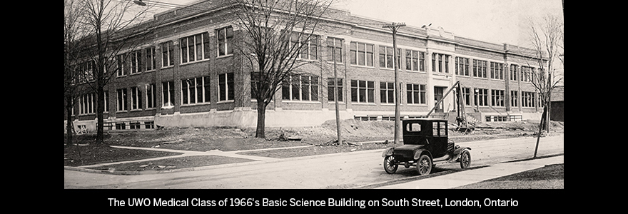 The UWO Medical Class of 1966's Basic Science Building on South Street, London, Ontario