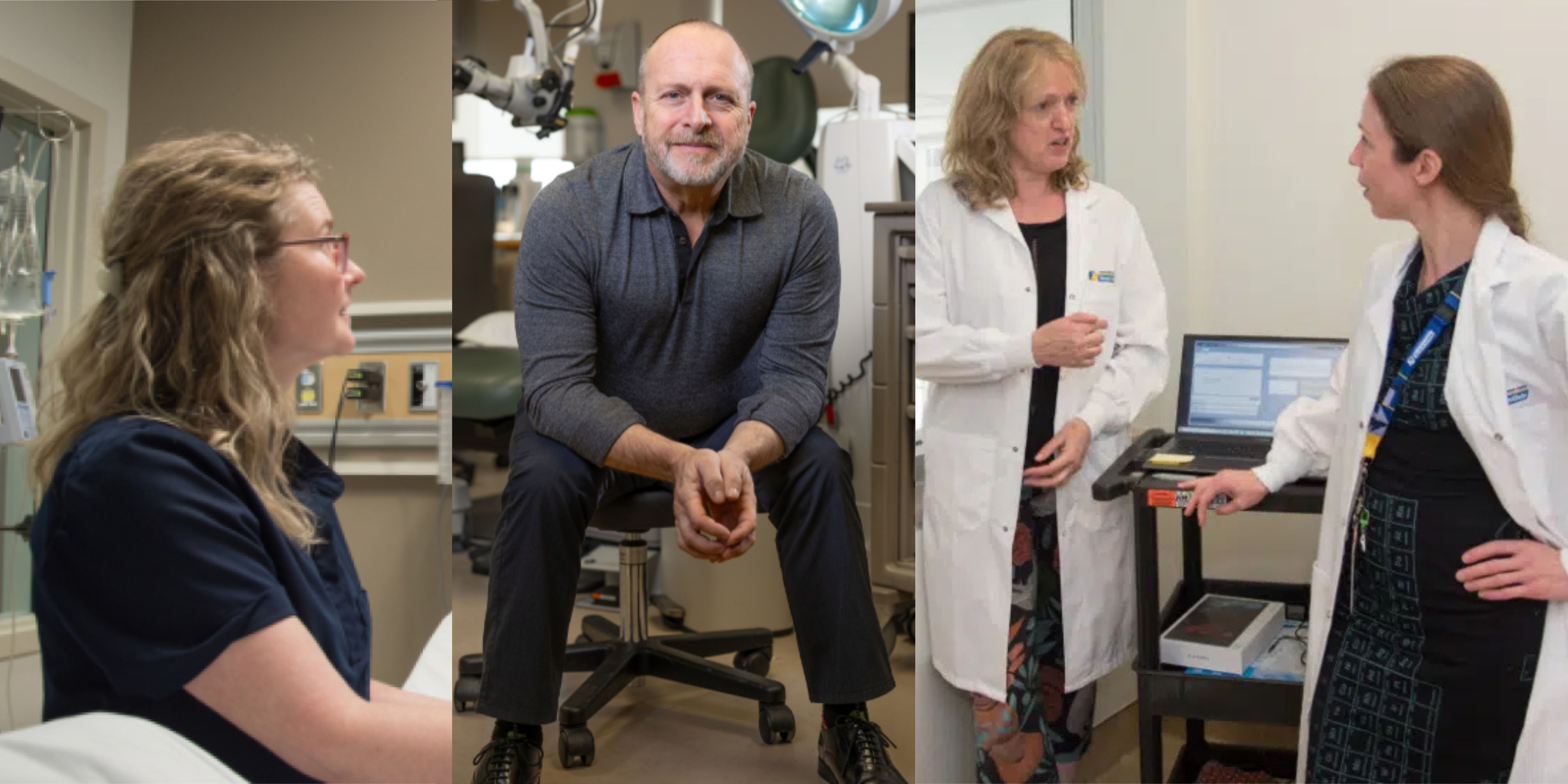 From Left to Right:Drs. T.Taylor, Dr. R.DiCecco, B.deVrijer & G.Eastabrook