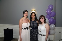 Image of 3 residents at gala event.