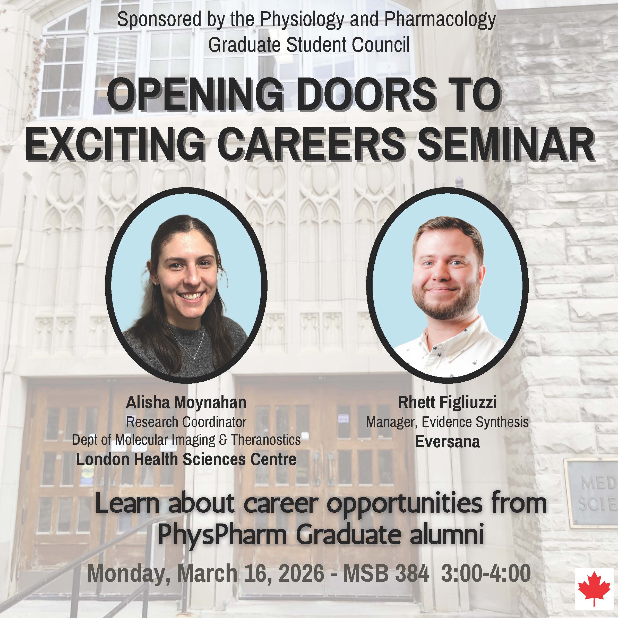 Opening Doors event for Graduate students