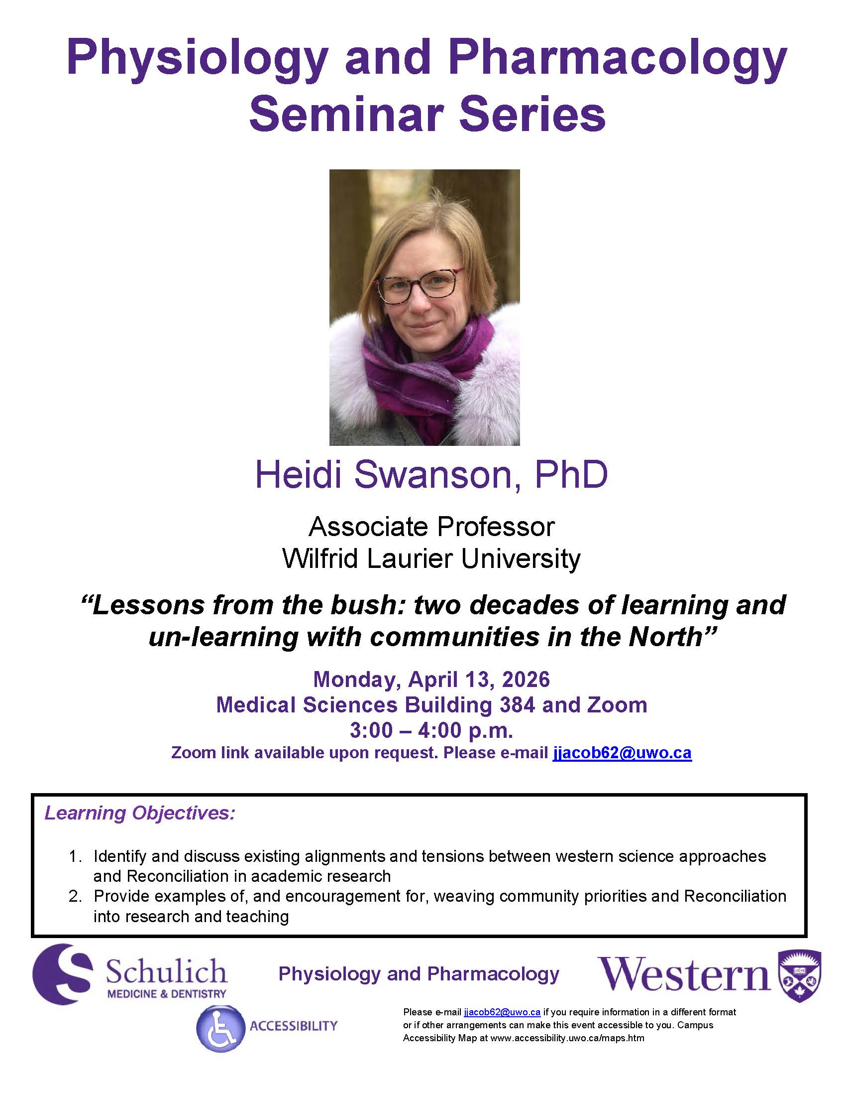 Heidi Swanson presenting: Lessons from the bush: two decades of learning and un-learning with communities in the North