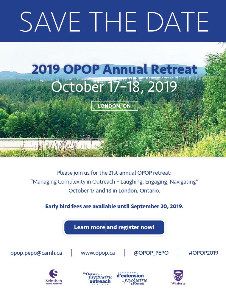 Save the Date Poster - OPOP 2019