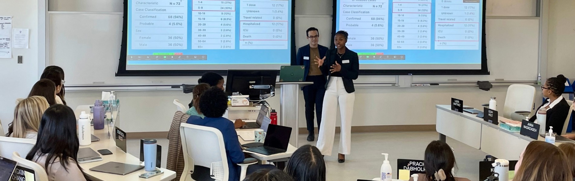 MPH students in classroom