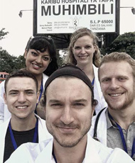 Matt Douglas-Vail and seven of his classmates spent several weeks in Tanzania experiencing life on the ward, in the hospital and exploring the beauty of the country