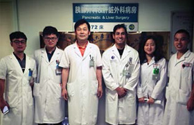 Ahmad Al-Askar, third from the left, came to appreciate the importance of trust in the patient-doctor relationship during his elective in China