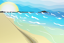 Illustration of a line in the sand