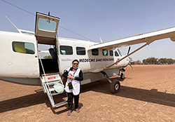Image of Dr. Dhir in South Sudan