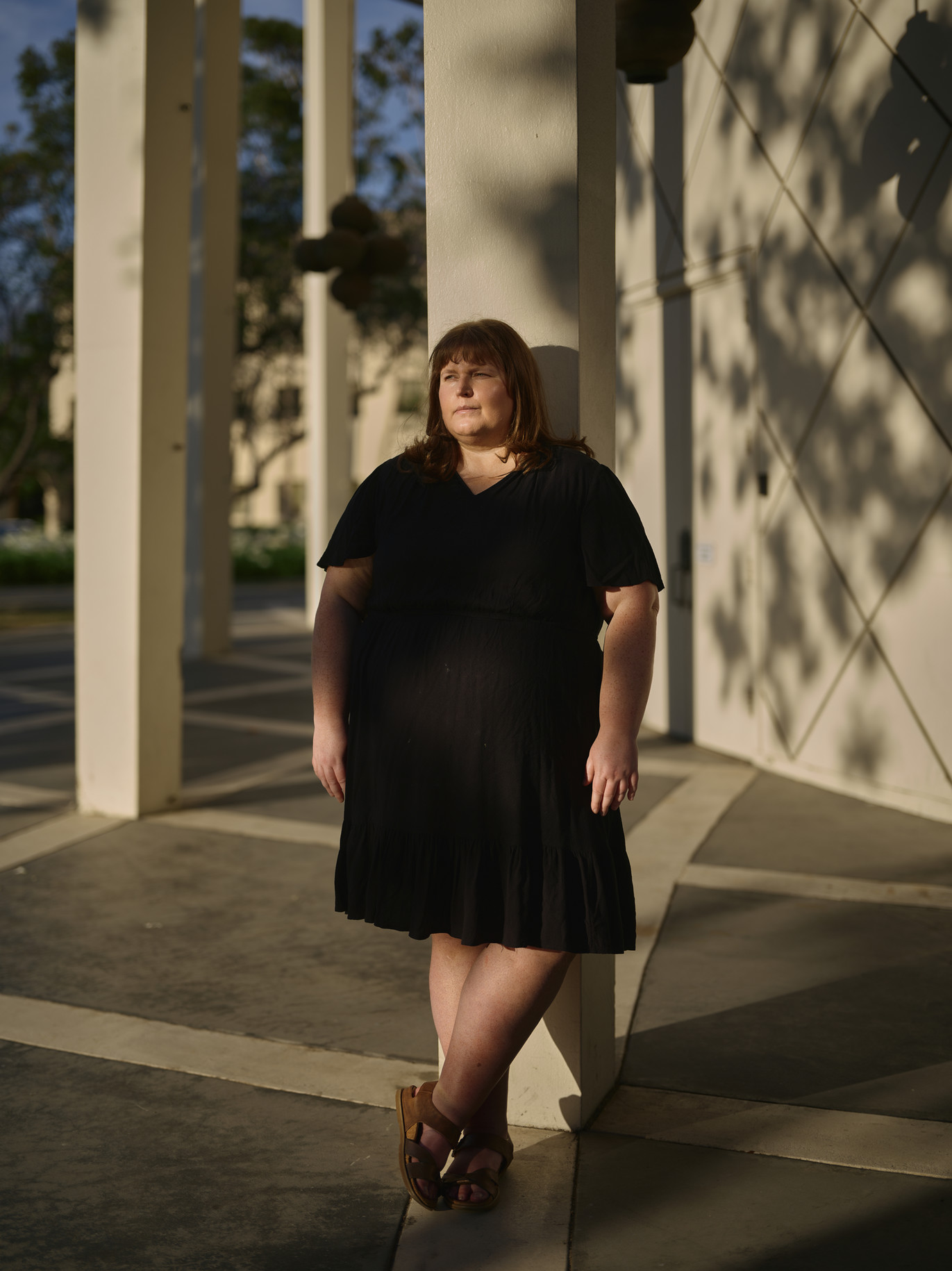 Camilla Urbaniak, PhD'16, outdoors on Western's campus