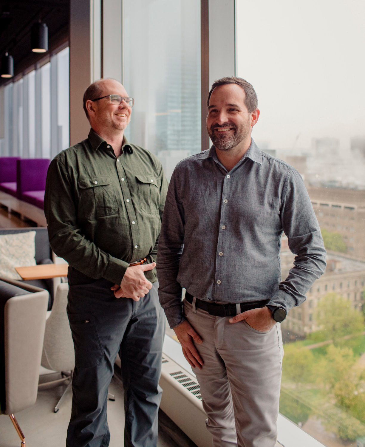 Western Science building standing up