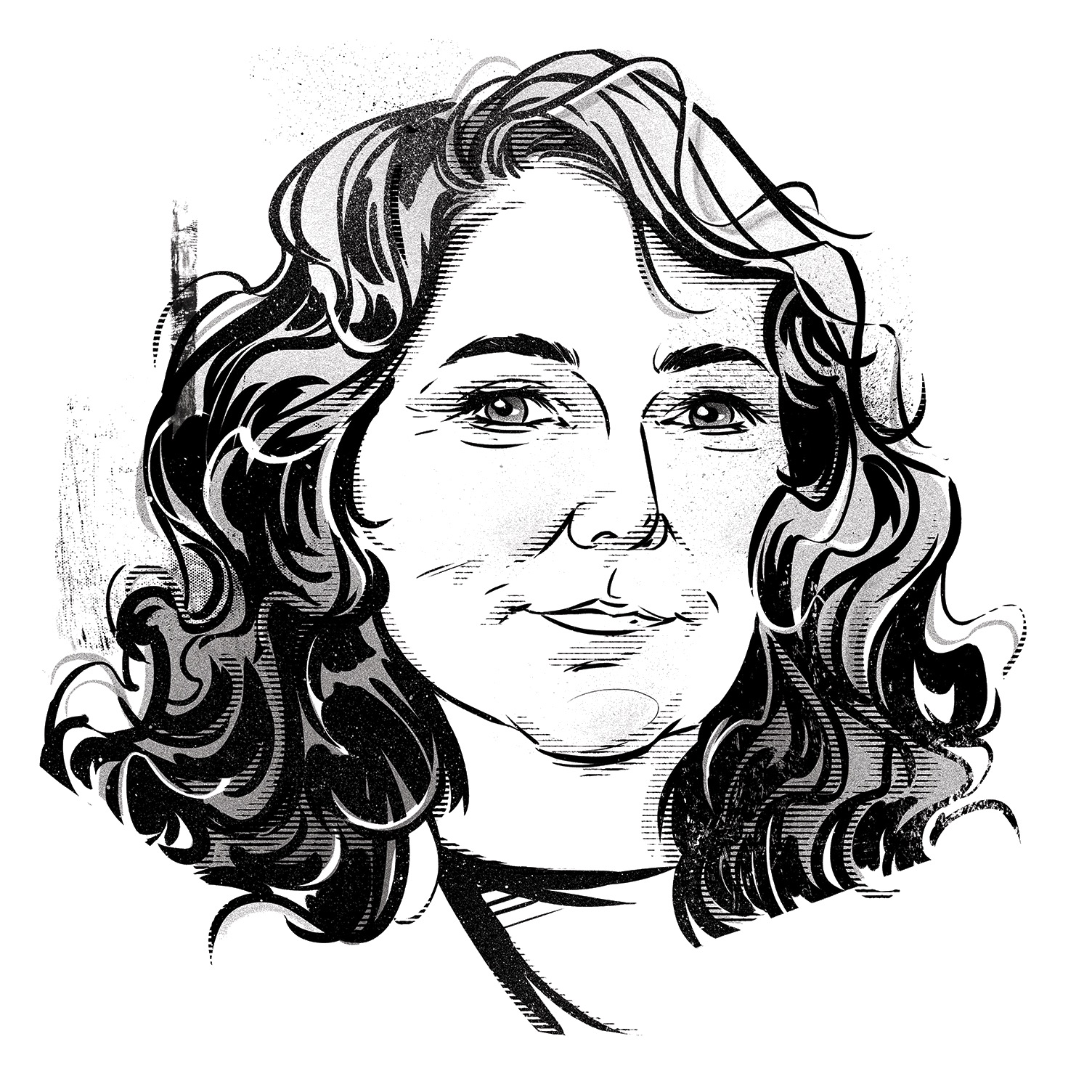 Illustration of Dr. Jennifer Gunter, Resident Alum (Obstetrics and Gynaecology, 1995)