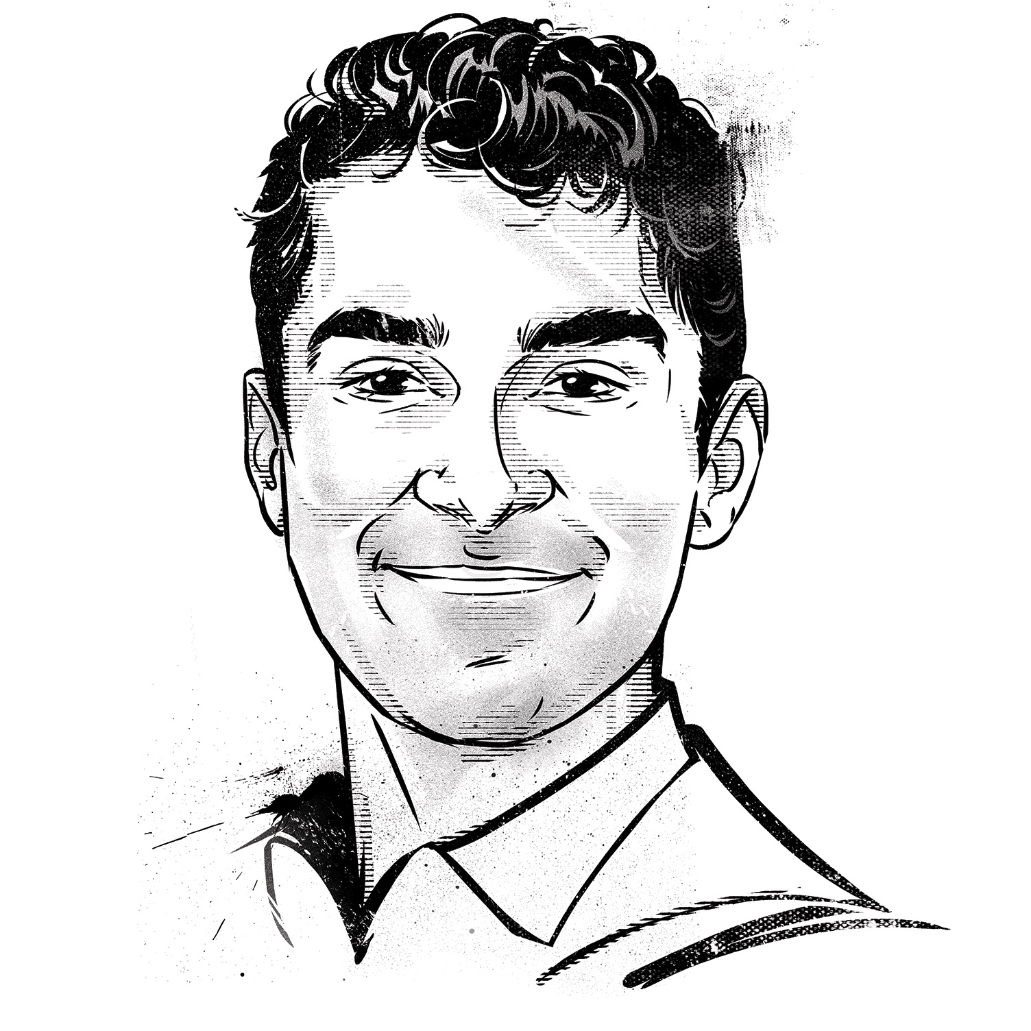 Illustration of Saumik Biswas, PhD’20