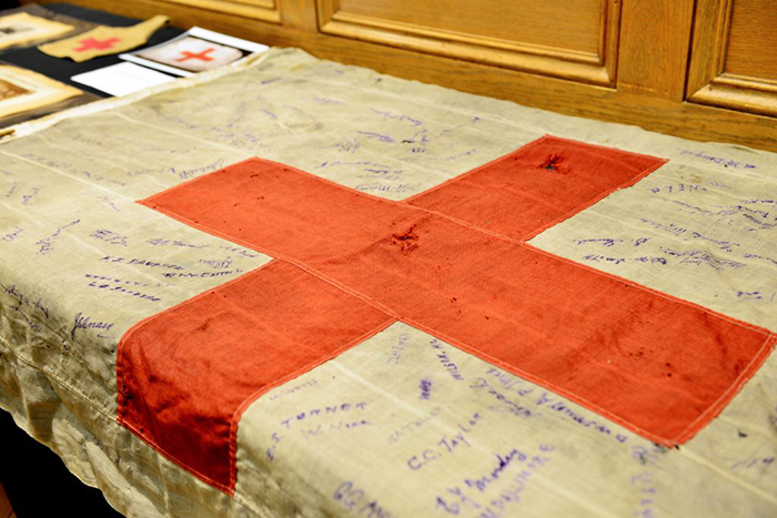 Image of Remembrance Day flag (signed)
