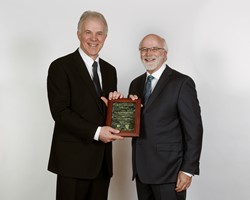 Dr. Anthony Jevnikar, and Dr. Michael J. Strong, Dean, Schulich School of Medicine & Dentistry Distinguished University Professor, Western University
