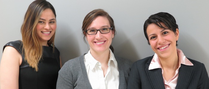 Urology residents: Dr. Siobhan Telfer, Dr. Marie Dion, Dr. Golnaz Naderkhami