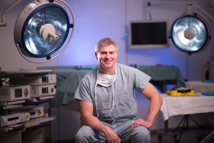 In this photo: Dr. Steven MacDonald, Chair/Chief of the Division of Orthopaedic Surgery and the inaugural J.C. Kennedy Chair in Orthopaedic Research